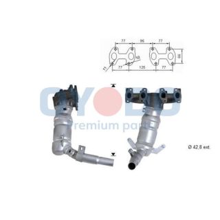 Katalizatoriaus keitiklis Oyodo 10N0081-OYO