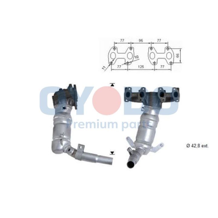 Katalizatoriaus keitiklis Oyodo 10N0081-OYO