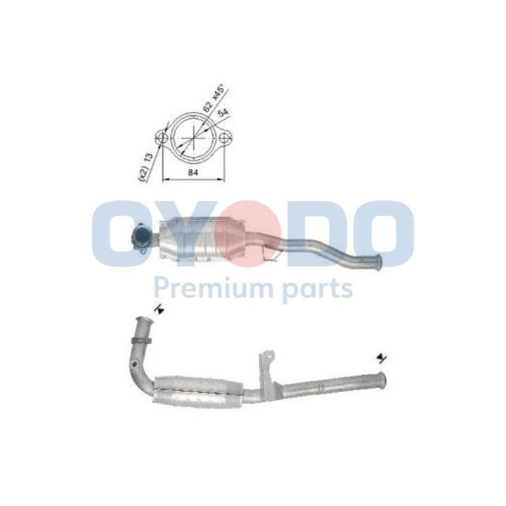 Katalizatoriaus keitiklis Oyodo 10N0115-OYO