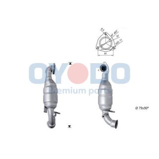 Katalizatoriaus keitiklis Oyodo 10N0121-OYO
