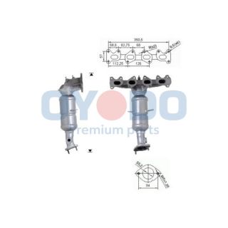 Katalizatoriaus keitiklis Oyodo 10N0129-OYO