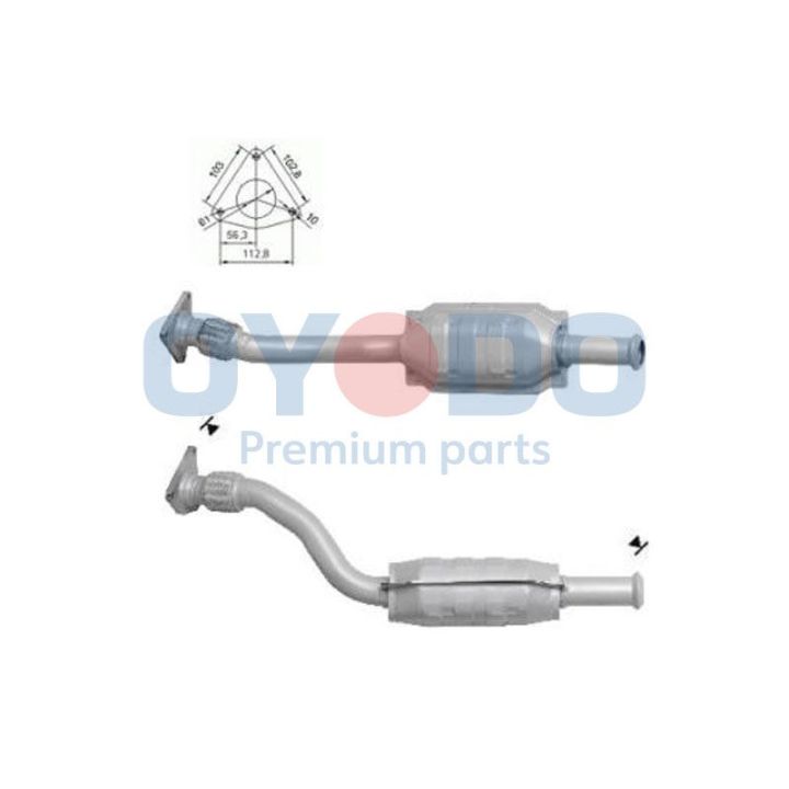 Katalizatoriaus keitiklis Oyodo 20N0051-OYO