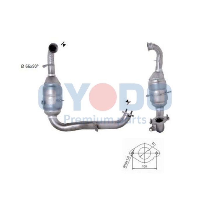 Katalizatoriaus keitiklis Oyodo 20N0055-OYO