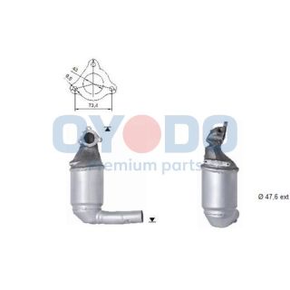 Katalizatoriaus keitiklis Oyodo 20N0071-OYO