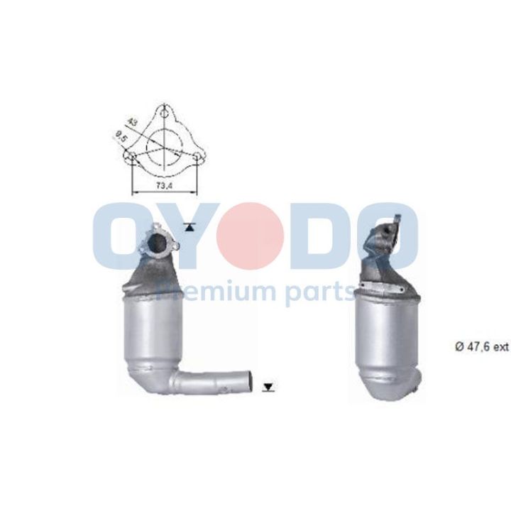 Katalizatoriaus keitiklis Oyodo 20N0071-OYO