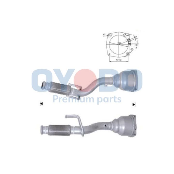 Katalizatoriaus keitiklis Oyodo 20N0090-OYO