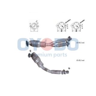 Katalizatoriaus keitiklis Oyodo 20N0114-OYO