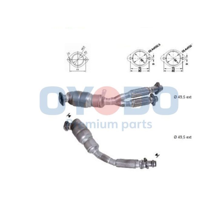 Katalizatoriaus keitiklis Oyodo 20N0114-OYO