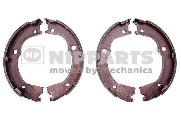 Stabdžių trinkelių komplektas, stovėjimo stabdis NIPPARTS N3500403