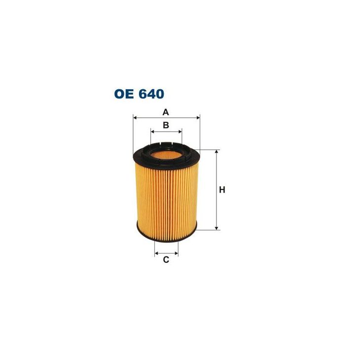 Alyvos filtras FILTRON OE 640