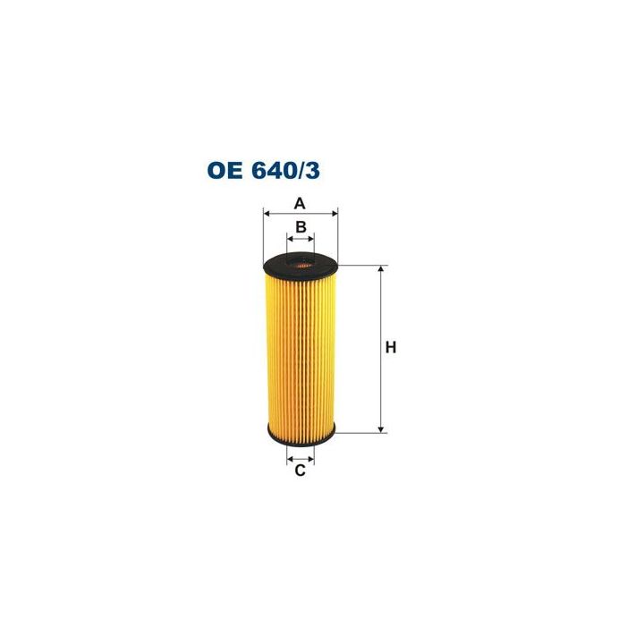 Alyvos filtras FILTRON OE 640/3
