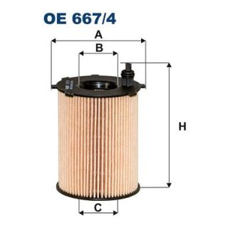 Alyvos filtras FILTRON OE 667/4