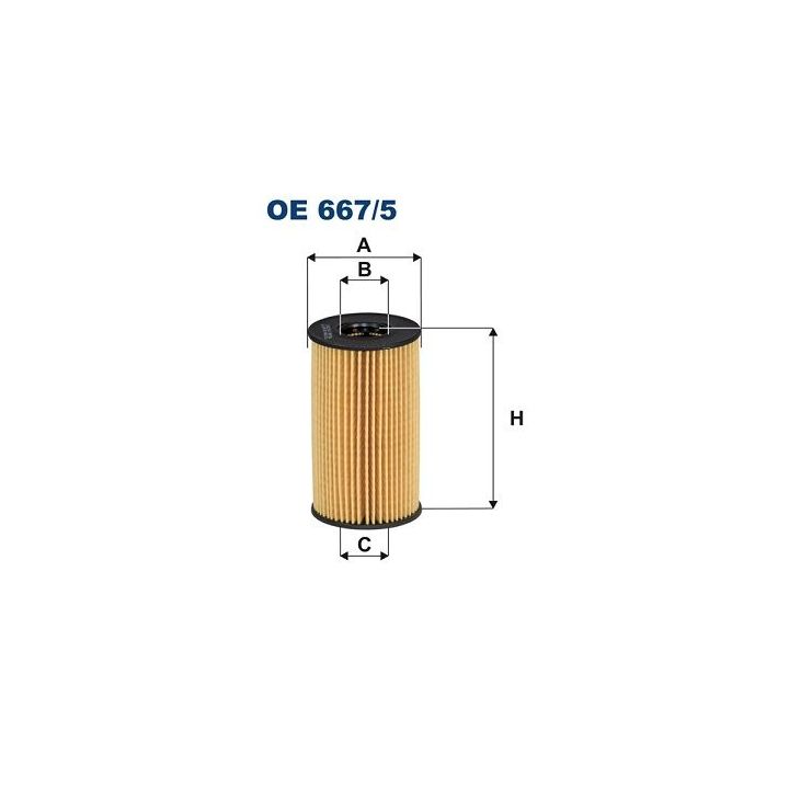 Alyvos filtras FILTRON OE 667/5