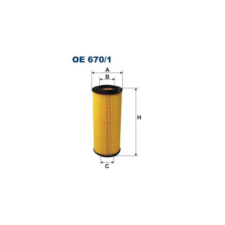 Alyvos filtras FILTRON OE 670/1