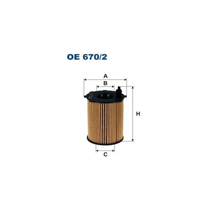 Alyvos filtras FILTRON OE 670/2