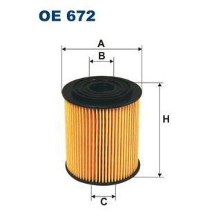 Alyvos filtras FILTRON OE 672