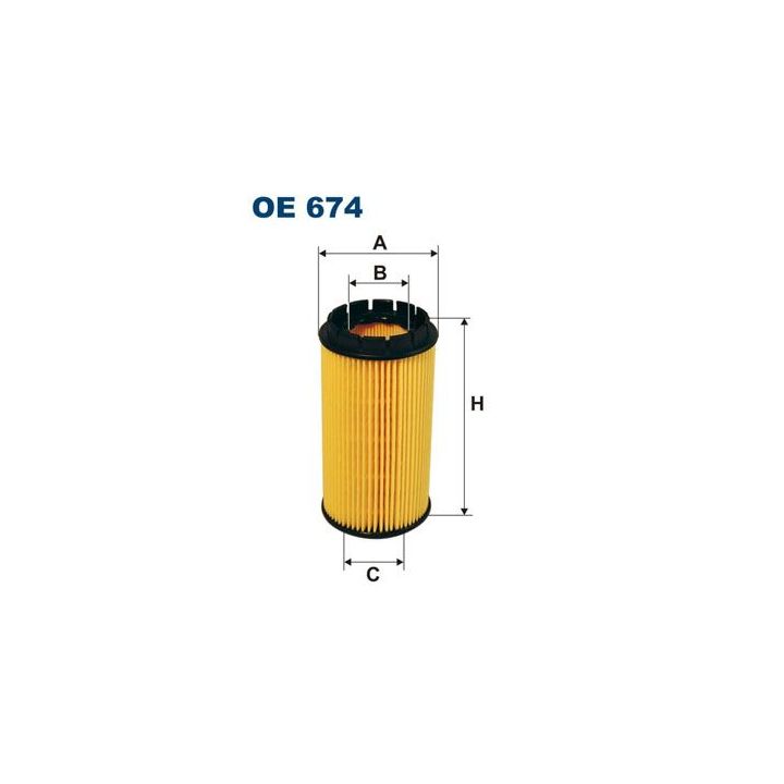 Alyvos filtras FILTRON OE 674