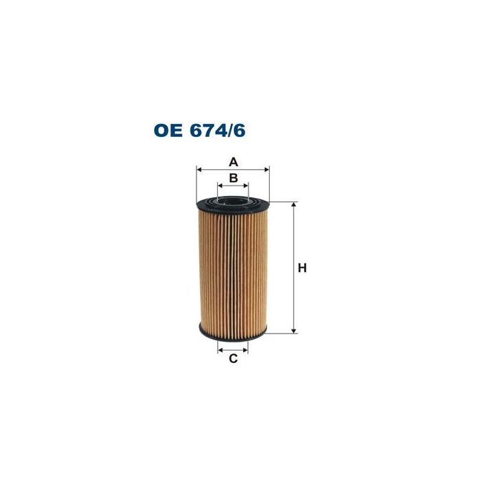 Alyvos filtras FILTRON OE 674/6