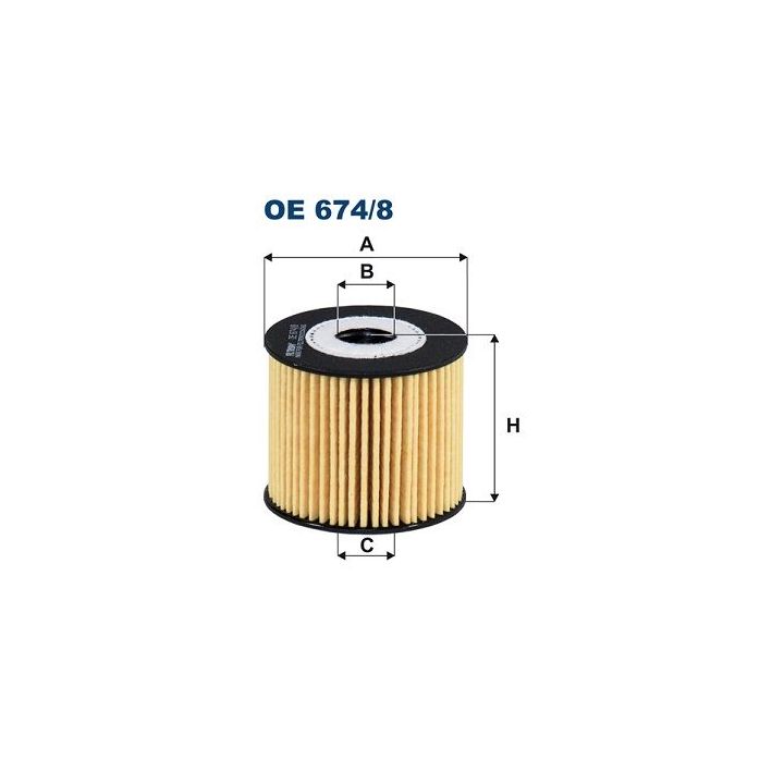Alyvos filtras FILTRON OE 674/8