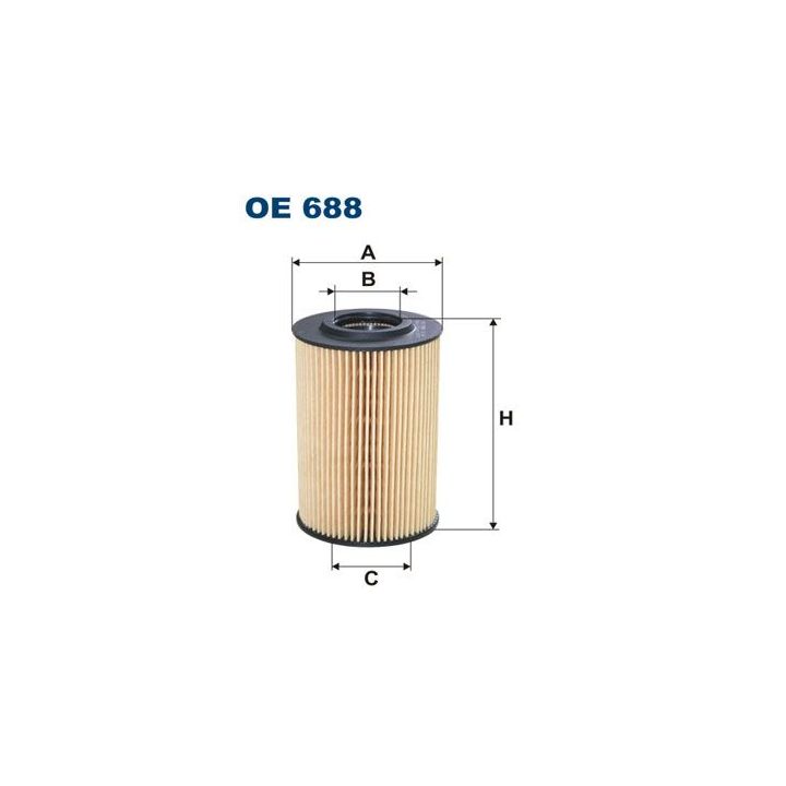 Alyvos filtras FILTRON OE 688
