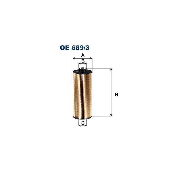 Alyvos filtras FILTRON OE 689/3