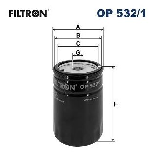 Alyvos filtras FILTRON OP 532/1