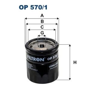 Alyvos filtras FILTRON OP 570/1