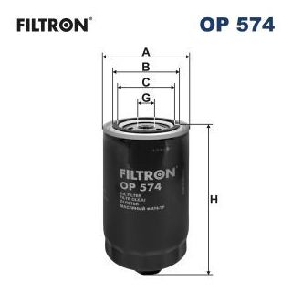 Alyvos filtras FILTRON OP 574