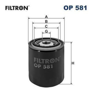 Alyvos filtras FILTRON OP 581
