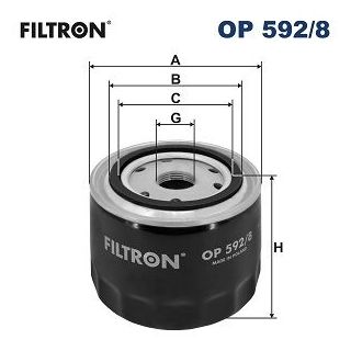 Alyvos filtras FILTRON OP 592/8