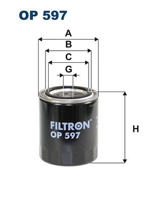 Alyvos filtras FILTRON OP 597