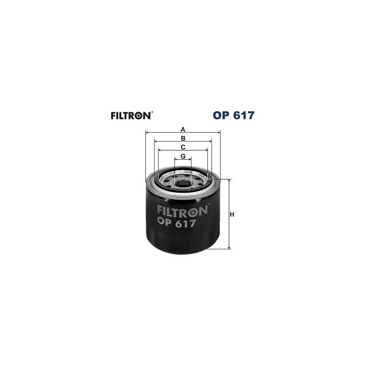 Alyvos filtras FILTRON OP 617