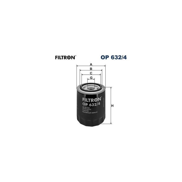 Alyvos filtras FILTRON OP 632/4