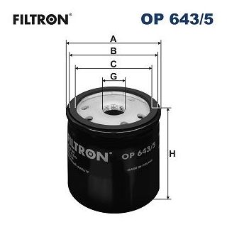 Alyvos filtras FILTRON OP 643/5