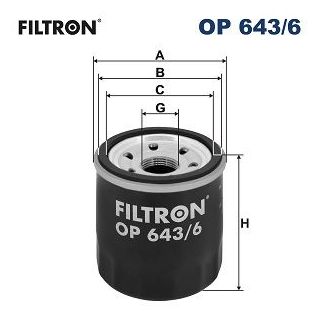 Alyvos filtras FILTRON OP 643/6