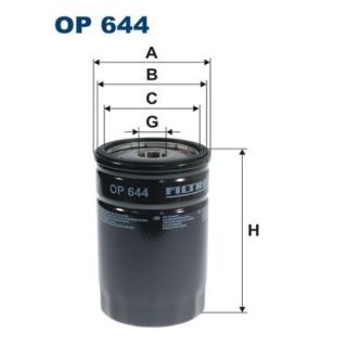 Alyvos filtras FILTRON OP 644