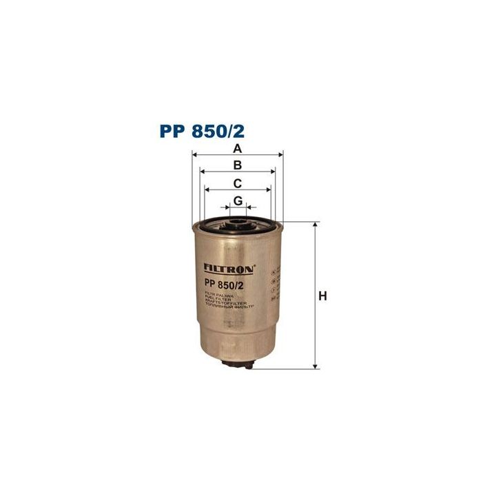 Kuro filtras FILTRON PP 850/2