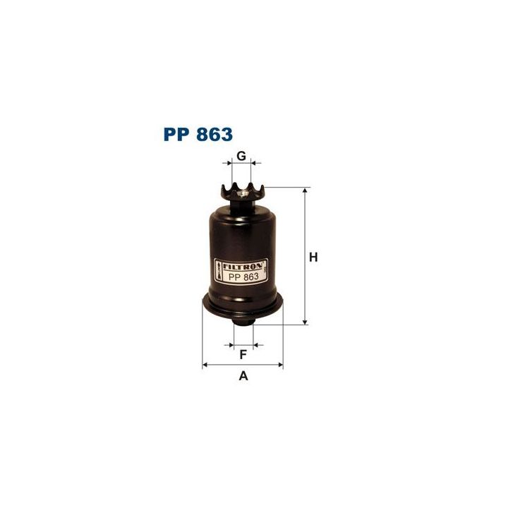 Kuro filtras FILTRON PP 863