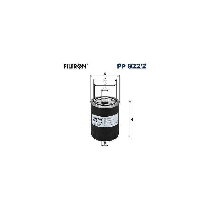 Kuro filtras FILTRON PP 922/2