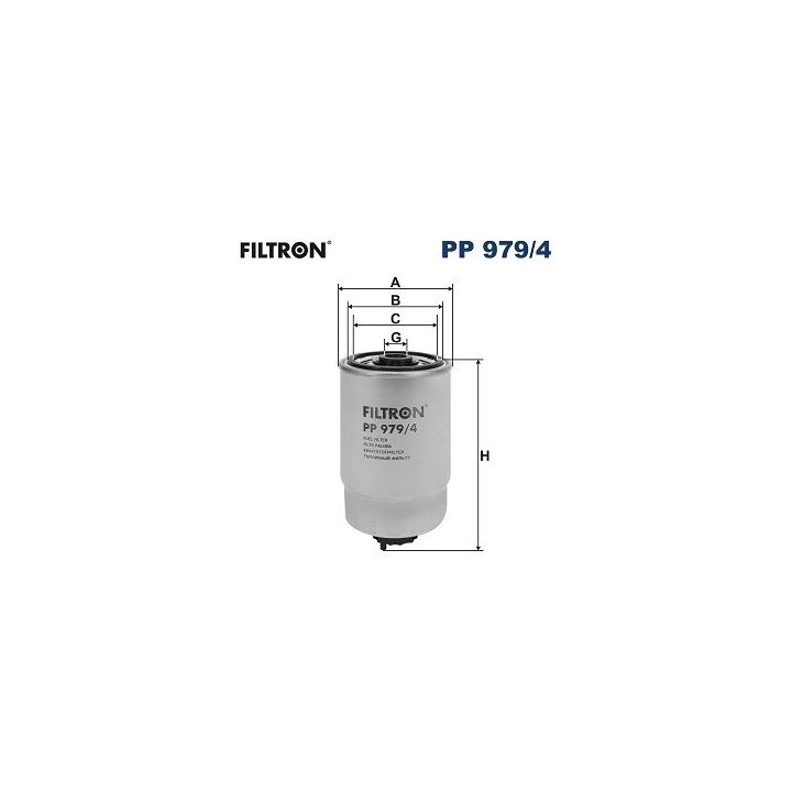 Kuro filtras FILTRON PP 979/4