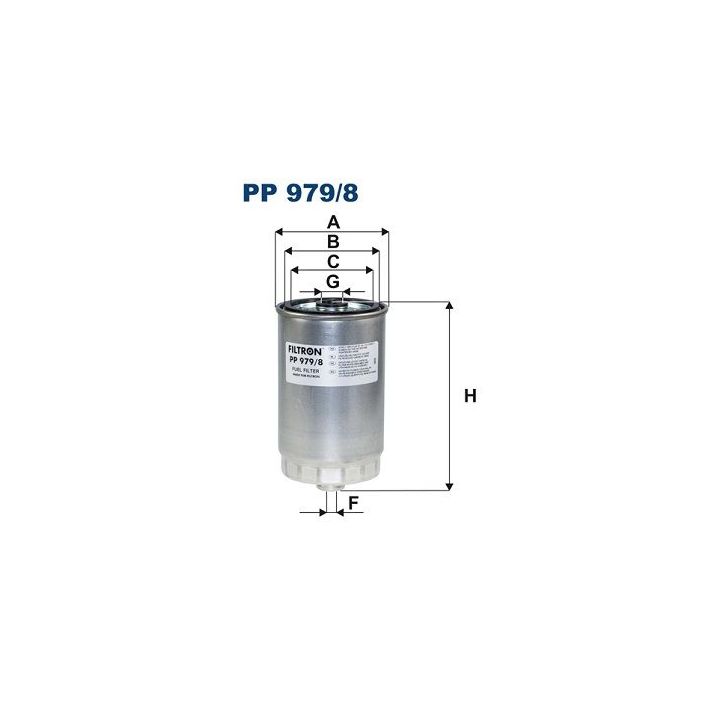 Kuro filtras FILTRON PP 979/8