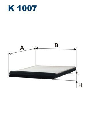 Filtras, salono oras FILTRON K 1007