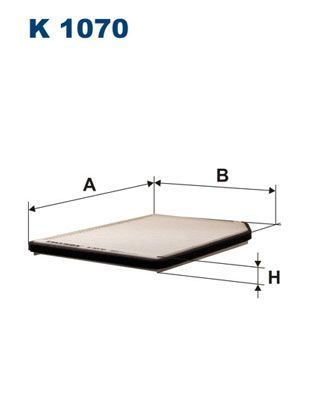 Filtras, salono oras FILTRON K 1070
