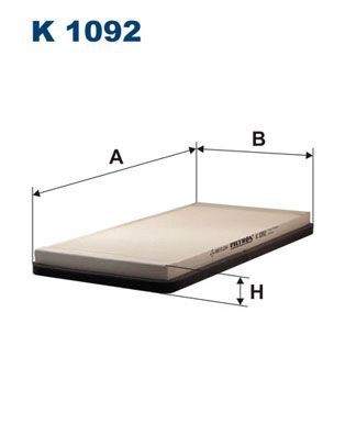 Filtras, salono oras FILTRON K 1092