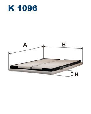 Filtras, salono oras FILTRON K 1096