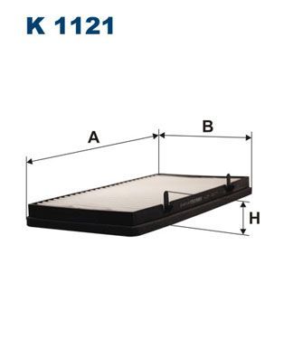 Filtras, salono oras FILTRON K 1121