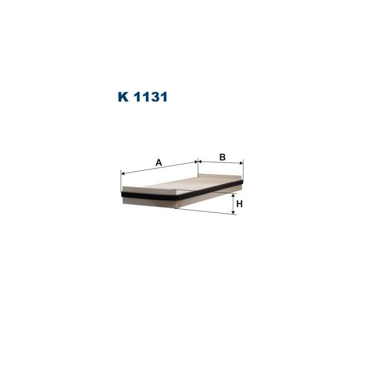 Filtras, salono oras FILTRON K 1131