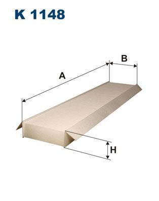 Filtras, salono oras FILTRON K 1148