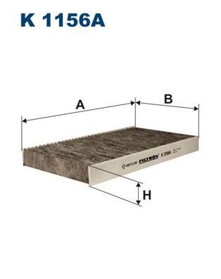 Filtras, salono oras FILTRON K 1156A