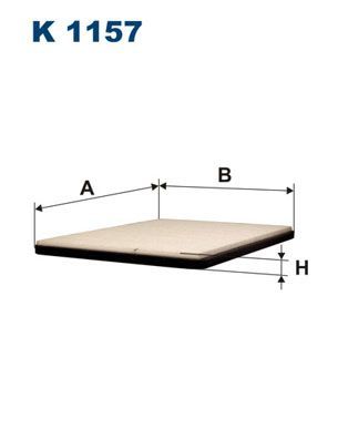 Filtras, salono oras FILTRON K 1157